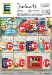 Aktueller EDEKA Discounter Prospekt fĂŒr Menden (Sauerland) 22.09.2025 - 27.09.2025 EDEKA Prospekt fĂŒr Menden (Sauerland) mit 24 Seiten