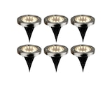 Promo 6 spots à piquer solaire LED 4000K IP65 à 21,90 € dans le catalogue Brico Dépôt à Bruay-la-Buissière