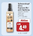 Gliss Express-Repair-Spülung Angebote von Schwarzkopf bei combi Detmold für 4,49 €