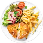 Aktuelles Cordon Bleu vom Hähnchen mit Pommes frites und Salatmix Angebot bei porta Möbel in Halle (Saale) ab 6,90 €