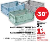 Casier Pliant 'Fritzi' 3,4L dans le catalogue Hyper U