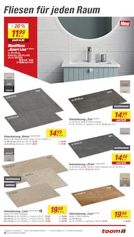 Fliesen im toom Baumarkt Prospekt "Respekt, wer's selber macht." mit 14 Seiten (Jena)