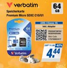 Speicherkarte Premium Micro SDXC C10/U1 bei expert im Prospekt "" für 4,44 €