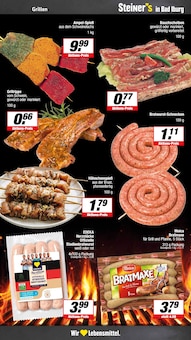 Bratwurst im EDEKA Prospekt "Aktuelle Angebote" mit 24 Seiten (Osnabrück)