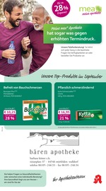mea - meine apotheke Apotheken Prospekt der aktuellen Woche mit 4 Seiten, gültig von 01.09.2025 bis 30.09.2025, in Egelsbach und Umgebung Aktueller mea - meine apotheke Apotheken Prospekt in Egelsbach und Umgebung, "Unsere September-Angebote" mit 4 Seiten, 01.09.2025 - 30.09.2025