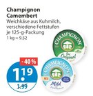 Camembert von Champignon im aktuellen V-Markt Prospekt für 1,19 €