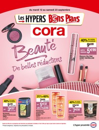 Cora Catalogue "De belles réductions", 22 pages, Aulnay-sous-Bois,  12/09/2023 - 23/09/2023