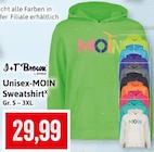 Unisex-MOIN Sweatshirt im Angebot bei Kaufhaus Stolz in Wismar Unisex-MOIN Sweatshirt Angebote von J+T Brown by Stolz bei Kaufhaus Stolz Wismar für 29,99 €