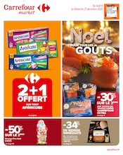 Prospectus Supermarchés Carrefour Market en cours à Serres et alentours, "UN Noël POUR TOUS LES GOÛTS", 24 pages, 08/12/2025 - 21/12/2025 Catalogue Supermarchés Carrefour Market en cours à Serres et alentours, "UN Noël POUR TOUS LES GOÛTS", 24 pages, 08/12/2025 - 21/12/2025