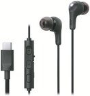 Écouteurs intra-auriculaires avec prise USB-C réf. HA-FR9UC-B-U - JVC en promo chez Cora Dreux à 19,99 €