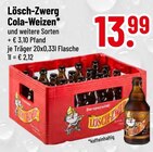 Lösch-Zwerg Cola-Weizen im Trinkgut Prospekt Lösch-Zwerg Cola-Weizen von im aktuellen Trinkgut Prospekt für 13,99 €