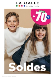 Prospectus La Halle à Vichy, "Soldes", 1 page, 19/01/2026 - 23/01/2026