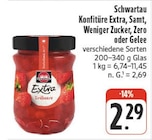 Konfitüre Extra, Samt, Weniger Zucker, Zero oder Gelee bei nah und gut im Salz Prospekt für 2,29 €