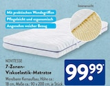 7-Zonen-Viskoelastik-Matratze von Novitesse im aktuellen ALDI SÜD Prospekt für 99,99 €