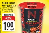 Nudeln Fertiggerichte Angebote von Naked bei E center Heinsberg für 1,00 €