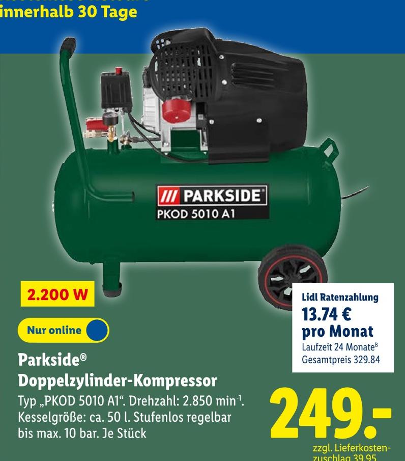 Doppelzylinder-Kompressor