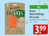 Aktuelles Krone Mein Lieblings Bio-Lachs Angebot bei famila Nordost in Lübeck ab 3,99 €