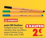 point 88 Fineliner von STABILO für 2,00 € bei Mäc-Geiz im Angebot point 88 Fineliner von STABILO im aktuellen Mäc-Geiz Prospekt