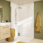 Paroi de douche à l'italienne verre transparent, l.120cm, Ep. 8mm chromé Remix - SENSEA - LEROY MERLIN à Boulogne-Billancourt Paroi de douche à l'italienne verre transparent, l.120cm, Ep. 8mm chromé Remix - SENSEA en promo chez LEROY MERLIN Boulogne-Billancourt à 169,91 €
