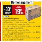 Carton de déménagement - Mottez dans le catalogue Bricorama