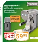 Siebträgermaschine 2 in 1 PC-ES-KA 1265 im Angebot bei GLOBUS in Neuwied Siebträgermaschine 2 in 1 PC-ES-KA 1265 Angebote von ProfiCook bei GLOBUS Neuwied für 9,99 €