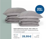 Satin Bettwäscheset im EDEKA Prospekt Satin Bettwäscheset von im aktuellen EDEKA Prospekt für 29,99 €