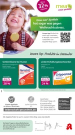 mea - meine apotheke Apotheken Prospekt der aktuellen Woche mit 4 Seiten, gültig von 01.12.2025 bis 31.12.2025, in Bitz und Umgebung Aktueller mea - meine apotheke Apotheken Prospekt in Bitz und Umgebung, "Unsere Dezember-Angebote" mit 4 Seiten, 01.12.2025 - 31.12.2025