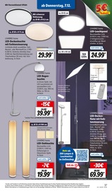 LED-Stehleuchte Angebote im Prospekt "LIDL LOHNT SICH" von Lidl auf Seite 41