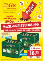 Netto Marken-Discount Prospekt für Rangsdorf mit 43 Seiten Netto Marken-Discount Prospekt für Rangsdorf: "MwSt.-PREISSENKUNG - WIR RUNDEN IMMER ZU IHREN GUNSTEN", 43 Seiten, 06.07.2020 - 11.07.2020