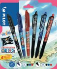 3 Frixion Ball moyen + 3 Frixion Ball Clicker One Piece - PILOT - Intermarché Hyper 3 Frixion Ball moyen + 3 Frixion Ball Clicker One Piece - PILOT à 6,93 € dans le catalogue Intermarché Hyper