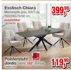 Esstisch Chiara im Angebot bei Die Möbelfundgrube in Trier Esstisch Chiara Angebote bei Die Möbelfundgrube Trier für 119,99 €