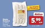 Kinnius Bratwurst bei combi im Diepholz Prospekt für 5,99 €