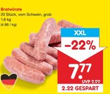 Aktuelles Bratwürste Angebot bei Netto Marken-Discount in Osnabrück ab 7,77 €