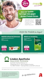 mea - meine apotheke Apotheken Prospekt der aktuellen Woche mit 4 Seiten, gültig von 01.08.2026 bis 31.08.2026, in Laufen und Umgebung Aktueller mea - meine apotheke Apotheken Prospekt in Laufen und Umgebung, "Unsere August-Angebote" mit 4 Seiten, 01.08.2026 - 31.08.2026