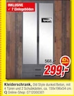 Kleiderschrank Angebote bei Opti-Megastore Cuxhaven für 299,00 €