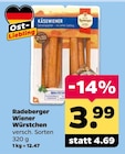 Wiener Würstchen Angebote von Radeberger bei Netto mit dem Scottie Eberswalde für 3,99 €