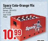 Cola-Orange Mix im Angebot bei Trinkgut in Sarstedt Cola-Orange Mix Angebote von Spacy bei Trinkgut Sarstedt für 10,99 €