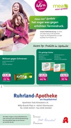 mea - meine apotheke Prospekt für Oberhausen mit 4 Seiten mea - meine apotheke Prospekt für Oberhausen: "Unsere September-Angebote", 4 Seiten, 01.09.2026 - 30.09.2026