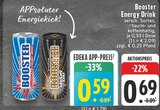Energy Drink Original im Angebot bei EDEKA in Arnsberg Energy Drink Original Angebote von Booster bei EDEKA Arnsberg für 0,59 €
