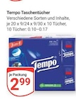 Taschentücher bei GLOBUS im Prospekt "" für 2,99 €