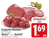 EDEKA - Jungbullen-Rouladen Angebot im Prospekt Jungbullen-Rouladen bei EDEKA im Prospekt "" für 1,69 €