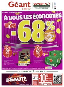 Géant Casino Catalogue "À vous les économies", 86 pages, Épinay-sur-Orge,  17/01/2022 - 30/01/2022