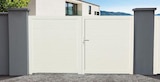 Promo Portail PVC blanc "Bora" - L. 3,5 m à 729,00 € dans le catalogue Brico Dépôt à Godewaersvelde
