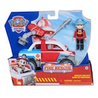 Promo Figurine et véhicule Paw Patrol Fire Rescue Ryder Paw Patrol Pat’patrouille à 16,99 € dans le catalogue Fnac à Nevers