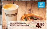 Frischkäsebreze + kleines Heißgetränk im EDEKA Prospekt Frischkäsebreze + kleines Heißgetränk von  im aktuellen EDEKA Prospekt für 4,80 €