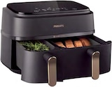 Doppel-Heißluft-Fritteuse NA352/04 Airfryer von PHILIPS für 129,99 € bei MEDIMAX im Angebot Doppel-Heißluft-Fritteuse NA352/04 Airfryer von PHILIPS im aktuellen MEDIMAX Prospekt
