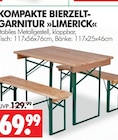 KOMPAKTE BIERZELT-GARNITUR LIMERICK Angebote bei Wreesmann Brandenburg für 69,99 €
