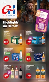 Bitburger im Getränke Hoffmann Prospekt in Hof Aktueller Getränke Hoffmann Prospekt mit Bitburger, "Aktuelle Angebote", Seite 1