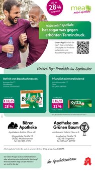 mea - meine apotheke Prospekt der Woche "Unsere September-Angebote" Seite 1, 01.09.2025 bis 30.09.2025 für Klingenthal Aktueller mea - meine apotheke Prospekt "Unsere September-Angebote" Seite 1 von 4 Seiten für Klingenthal