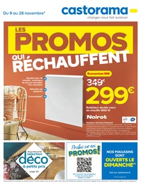 Catalogue Castorama "Les promos qui réchauffent", 32 pages, 09/11/2022 - 28/11/2022 Prospectus Castorama "Les promos qui réchauffent", 32 pages, 09/11/2022 - 28/11/2022